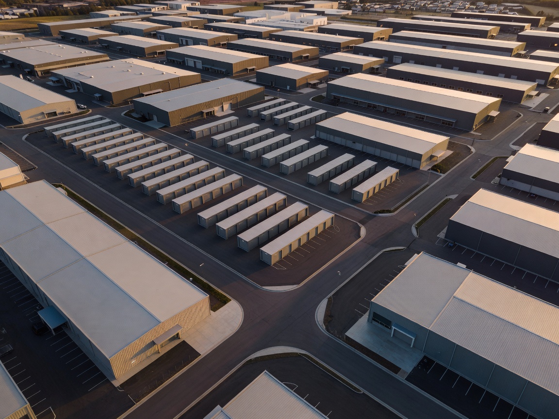 Commercial real estate portfolio aerial