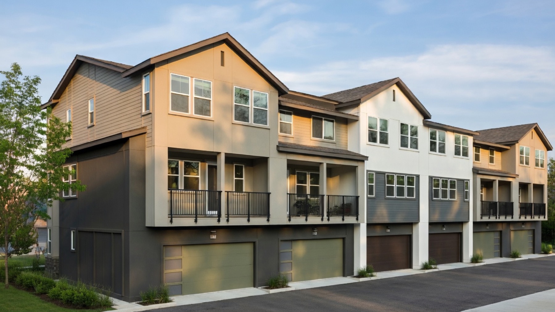 Westminster Square townhouse community exterior in Westminster, Orange County